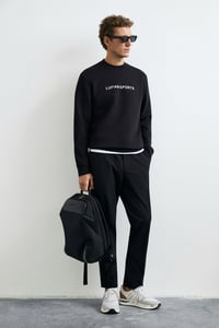 Lufian ROWAN Siyah Erkek Sweatshirt 112030195