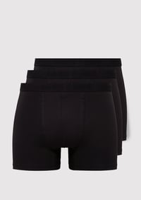 Mavi 3'LÜ PAKET BOXER Siyah Siyah Erkek Boxer M0911413-900