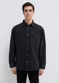 Mavi AIDAN Mavi Black Antrasit Antrasit Erkek Gömlek M0210588-85622