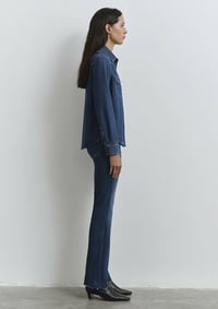Mavi ANGELA Dark Blue Classic Denim Denim Kadın Gömlek M1210819-89252