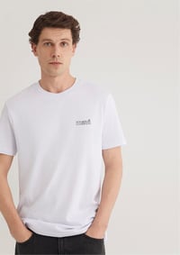 Mavi BASIC TİŞÖRT Beyaz Beyaz Erkek T-Shirt M0610360-620