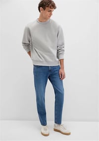 Mavi BİSİKLET YAKA SWEATSHIRT  Açık Gri Gri Erkek Sweatshirt M0S10276-81582