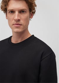 Mavi BİSİKLET YAKA SWEATSHIRT  Siyah Siyah Erkek Sweatshirt M0S10276-900