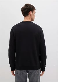 Mavi BİSİKLET YAKA SWEATSHIRT  Siyah Siyah Erkek Sweatshirt M0S10457-900