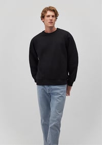 Mavi BİSİKLET YAKA SWEATSHIRT  Siyah Siyah Erkek Sweatshirt M0S10276-900
