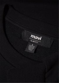 Mavi BİSİKLET YAKA SWEATSHIRT  Siyah Siyah Erkek Sweatshirt M0S10457-900