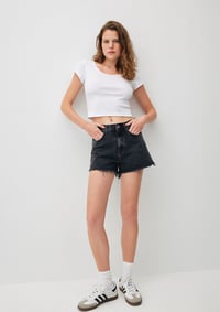 Mavi CHERRY Smoke Denim Antrasit Kadın Şort M1410022-87071
