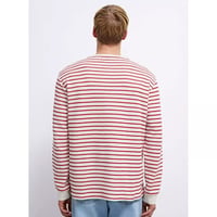 Mavi ÇİZGİLİ UZUN KOL TİŞÖRT Fire Whirl Kırmızı Erkek T-Shirt M0613157-91392