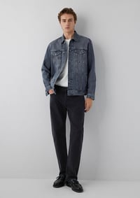 Mavi DRAKE Dolphin Grey Classic Denim Denim Erkek Ceket M010143-A4066