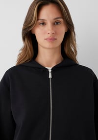 Mavi FERMUARLI BASIC SWEATSHIRT Siyah Siyah Kadın Sweatshirt M1S10569-900