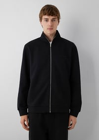 Mavi FULL ZIP SWEATSHIRT Siyah Siyah Erkek Sweatshirt M0S10628-900