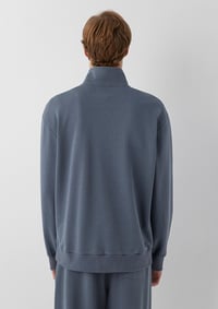 Mavi HALF ZIP LOGO SWEATSHIRT Koyu Deniz Mavi Lacivert Erkek Sweatshirt M0S10672-80776