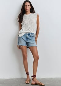 Mavi HEIDI Lt Brushed Denim Denim Kadın Şort M1410057-89743