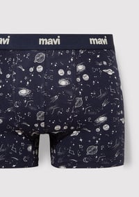 Mavi ic cAMASiRi Lacivert Lacivert Erkek Boxer M092456-33648