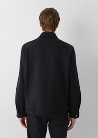 Mavi İKİ CEPLİ GÖMLEK Siyah Siyah Erkek Gömlek M0212074-900