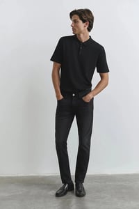 Mavi JAKE Lux Black Antrasit Denim Erkek Kot Pantolon M0042286544