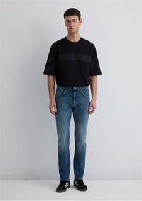 Mavi JAKE Mavi Pro Indigo Puslu Comfort Lacivert Erkek Kot Pantolon M0042289336