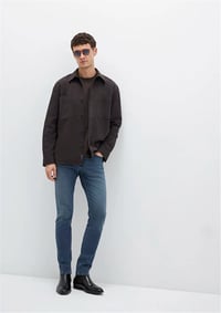 Mavi JAMES Foggy ink Mavi Black Denim Erkek Kot Pantolon M0042490667