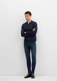 Mavi JAMES Lux Black Puslu Koyu Mavi Denim Erkek Kot Pantolon M0042490825