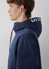 Mavi KAPÜŞONLU CEKET Sky Captain Lacivert Erkek Ceket M0110641-86623