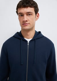 Mavi KAPÜŞONLU FULL ZIP SWEATSHIRT Gece Lacivert Lacivert Erkek Sweatshirt M0S10423-70490