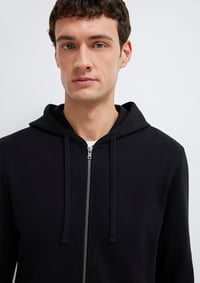 Mavi KAPÜŞONLU FULL ZIP SWEATSHIRT Siyah Siyah Erkek Sweatshirt M0S10423-900