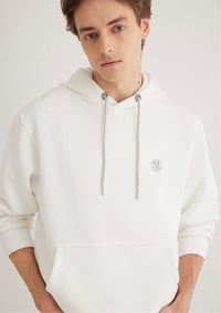 Mavi KAPÜŞONLU SWEATSHIRT Antique white Beyaz Erkek Sweatshirt M065809-34519
