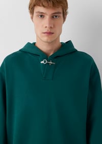 Mavi KAPÜŞONLU SWEATSHIRT Orman Yeşili Yeşil Erkek Sweatshirt M0S20144-71932