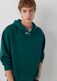 Mavi KAPÜŞONLU SWEATSHIRT Orman Yeşili Yeşil Erkek Sweatshirt M0S20144-71932