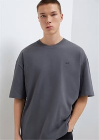 Mavi KiSA KOL LOGO TİŞÖRT Demir Gri Antrasit Erkek T-Shirt M0613188-80955