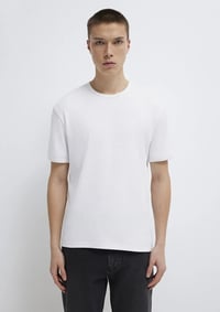 Mavi KISA KOL TİŞÖRT Beyaz Beyaz Erkek T-Shirt M0613176-620