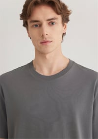 Mavi KiSA KOL TİŞÖRT Lava Smoke Comfort Gri Erkek T-Shirt M066249-86569