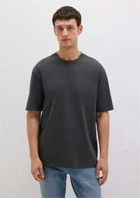 Mavi KiSA KOL TİŞÖRT Pirate Black Antrasit Erkek T-Shirt M0611924-70092
