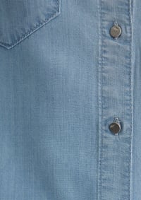 Mavi LiZ Lt Blue Gold Premium Denim Kadın Elbise M130656-89576