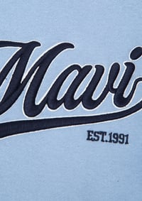 Mavi LOGO BASKILI SWEATSHIRT Puslu Mavi Açık Mavi Kadın Sweatshirt M1S10419-70831
