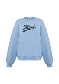 Mavi LOGO BASKILI SWEATSHIRT Puslu Mavi Açık Mavi Kadın Sweatshirt M1S10419-70831