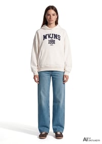 Mavi LOGO SWEATSHIRT Hindistan Cevizi Kırık Beyaz Kadın Sweatshirt M1S20141-80194