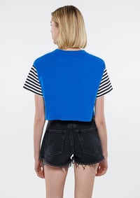 Mavi LOSANGALES BASKILI KISA KOL MAVİ T-SHIRT Mavi Kadın T-Shirt M1611496-70576