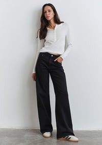 Mavi MALIBU Dark Smoke Denim Siyah Kadın Kot Pantolon M1010152-84023
