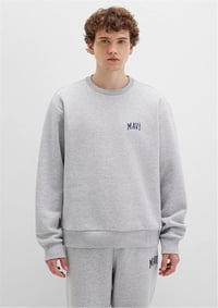 Mavi MAVİ BASKILI SWEATSHIRT Gri Melanj Gri Erkek Sweatshirt M0611716-80018