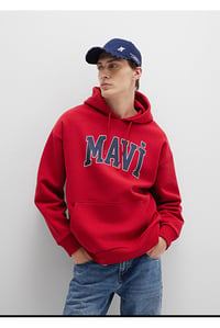 Mavi MAVİ BASKILI SWEATSHIRT   Koyu Acı Kırmı Kırmızı Erkek Sweatshirt M067149-70464