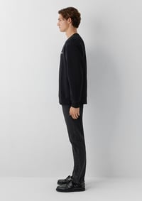 Mavi MAVİ BASKILI SWEATSHIRT Siyah Siyah Erkek Sweatshirt M0S10379-900