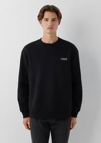 Mavi MAVİ BASKILI SWEATSHIRT Siyah Siyah Erkek Sweatshirt M0S10379-900