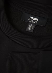 Mavi MAVİ BASKILI SWEATSHIRT Siyah Siyah Erkek Sweatshirt M0S10379-900
