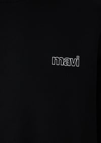 Mavi MAVİ BASKILI SWEATSHIRT Siyah Siyah Erkek Sweatshirt M0S10379-900
