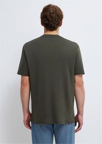Mavi MAVİ BASKILI TİŞÖRT Beluga Haki Erkek T-Shirt M0613102-71553