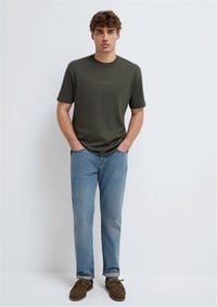 Mavi MAVİ BASKILI TİŞÖRT Beluga Haki Erkek T-Shirt M0613102-71553