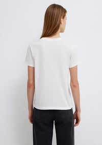 Mavi MAVI BASKILI TISÖRT Kırık Beyaz Kırık Beyaz Kadın T-Shirt M1601185-33389
