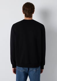 Mavi MAVİ BİSİKLET YAKA SWEATSHIRT Siyah Siyah Erkek Sweatshirt M0S10643-900