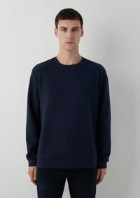 Mavi MAVİ BLACK SWEATSHIRT Gece Lacivert Lacivert Erkek Sweatshirt M0S20106-70490